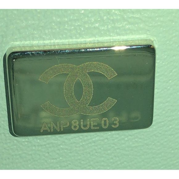 Chanel Reissue 2.55 Flap Bag Chevron Aged Calfskin Mini Blue - Picture 8 of 8